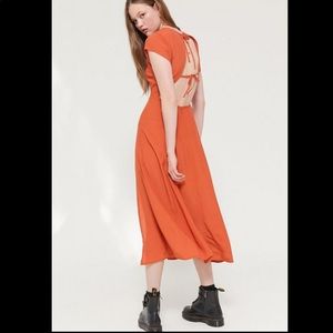 Orange Urban Outfitters Maxi Dress